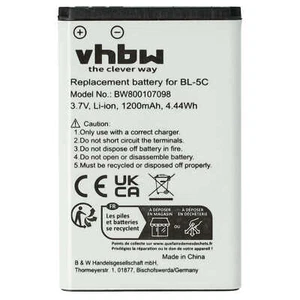 Akku für AVM Fritz!Fon X6 Fritz!Fon C6 DECT Fritz!Fon C6 1200mAh 3,7V - Afbeelding 1 van 9