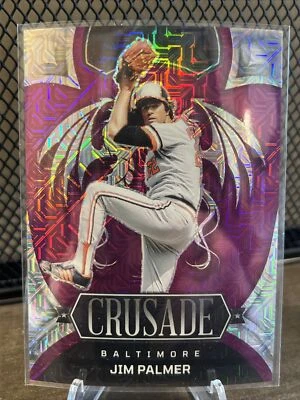 Jim Palmer 2023 Panini Chronicles Crusade Baseball Pink Mojo /50 #24 - Image 1 of 2