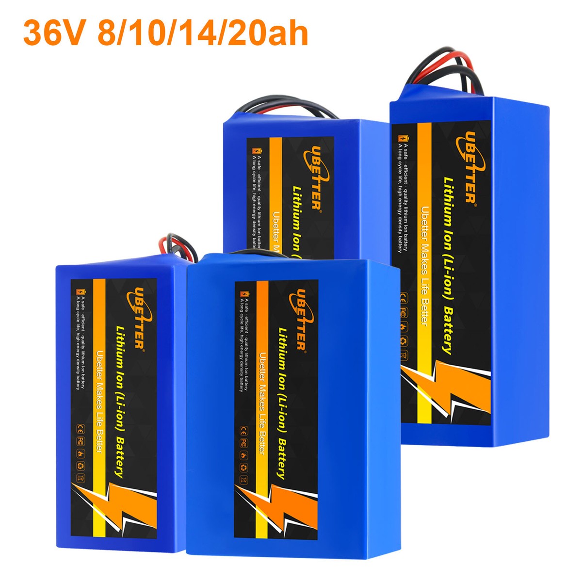 Batterie Vélo Électrique 36V 30Ah Lithium - Étange, Avec Chargeur 42V 2A, Pour Moteurs 200W-1000W - 8