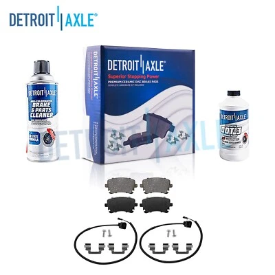 Rear Ceramic Brake Pads for AUDI A4 A5 A6 A8 QUATTRO ALLROAD Q5 RS4 S4 S5 S6 S8 - Image 1 of 4