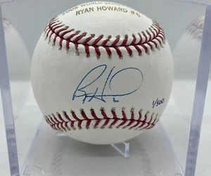 Phillies 2008 World Series Ryan Howard Limited Edition /500 Autographed Baseball - Picture 1 of 7