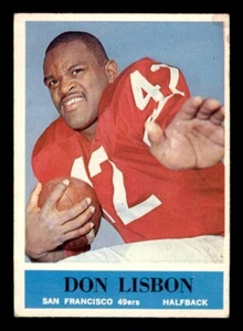 1964 Philadelphia Football #162 Don Lisbon VG *e1 - Picture 1 of 2