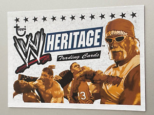 2005 Topps Heritage WWE Checklist #90 Wrestling CL Card