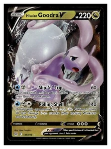 Pokemon Hisuian Goodra V 135/196 Lost Origins Ultra Rare - Picture 1 of 1