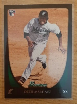 2011 BOWMAN OZZIE MARTINEZ ROOKIE #213 FLORIDA MARLINS - Image 1 of 2