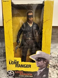 The Lone Ranger 1/4 Scale Action Figure 18 Inch NECA Disney's New - Picture 1 of 9