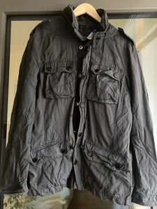 Tommy Hilfiger Übergangsjacke Frühlingsjacke Parka Jacke grau Größe M - Bild 1 von 13