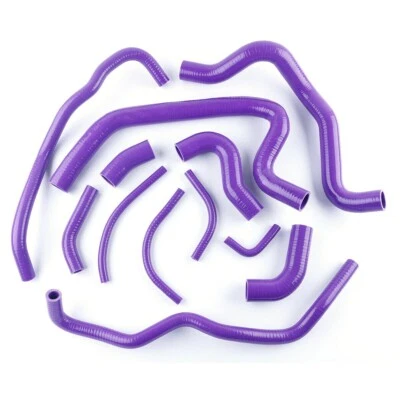 For 84-89 Toyota MR2 MK1 AW11 Chassis 4A-GE MT 1.6 Silicone Radiator Hose Purple - Изображение 1 из 4