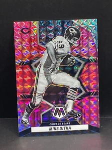 2022 Mosaic Pink Prizm 38 Mike Ditka Chicago Bears NFL football card - Picture 1 of 1