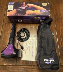Masajeador Thumper Mini Pro 2 3 velocidades masaje de percusión con caja bolsa de viaje usado en excelente estado - Imagen 1 de 10