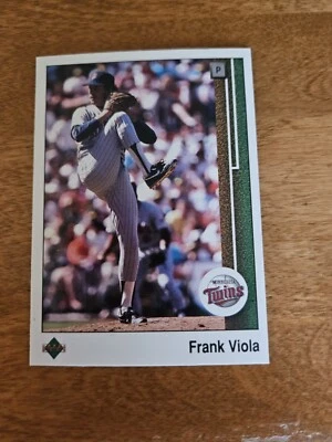 1989 Upper Deck Baseball Frank Viola Card - Image 1 of 2