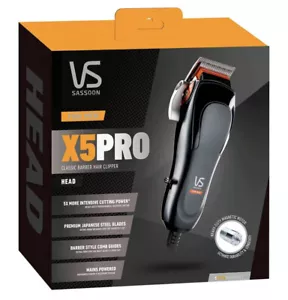 VS Sassoon for Men X5 Pro Classic Barber Hair Clipper Hair Cutting Home Kit - Picture 1 of 4