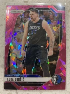 2024-25 Panini Prizm Luka Doncic Pink Cracked Ice Prizm Dallas Mavericks Lakers - Picture 1 of 2