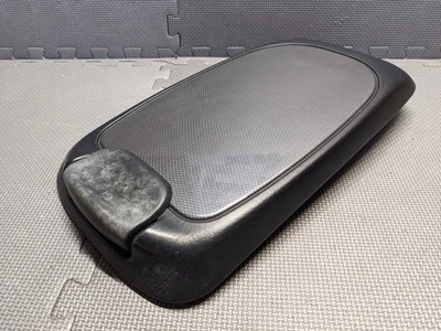 1999-2007 Ford F-250 F-350 Super Duty BLACK CARBON Armrest Center Console Lid - Image 1 of 4