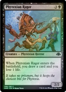 Phyrexian Rager 99/261 Dominaria Remastered Foil MTG Common - Picture 1 of 1