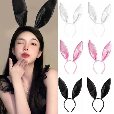 Sweet Big Bunny Ears Headband Decorative Party Photo Props  Party Headwear - Image 1 of 4