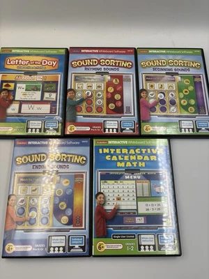 Lote de 5 software de pizarra interactiva Lakeshore PC/MAC Pre K - Grado 1-2 Foto 1 de 4