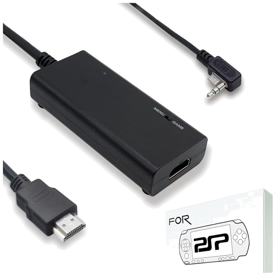 Cable HDMI Link HD para PSP 2000/3000 - Experiencia de juego de pantalla completa Foto 1 de 4