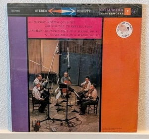 SEALED 1960 Columbia Masterworks MS 6025 Brahms Quintets Budapest String Quartet - Picture 1 of 7