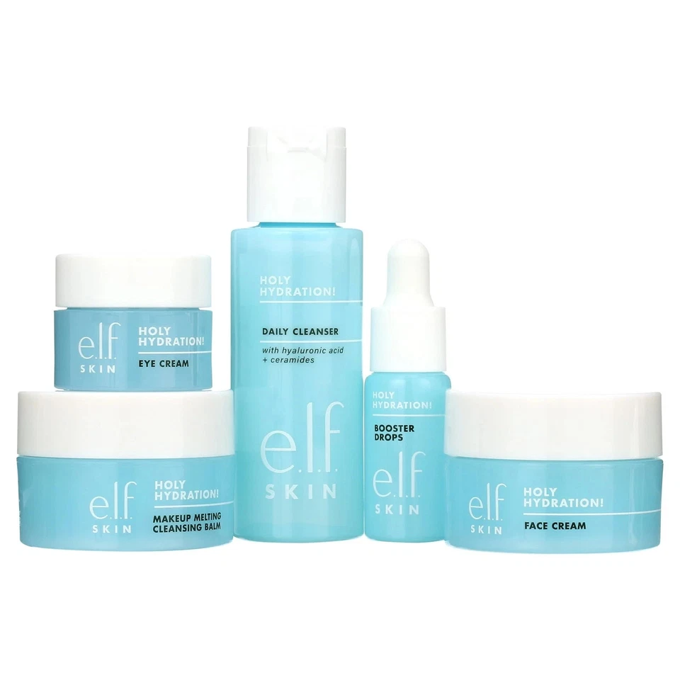 e.l.f. SKIN Holy Hydration Hydrated Ever After Skincare Mini Kit Cleanser