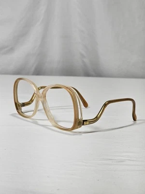 Vintage 1960s-70s Oversized Mod Sunglasses Frames No Lenses - Image 1 of 4