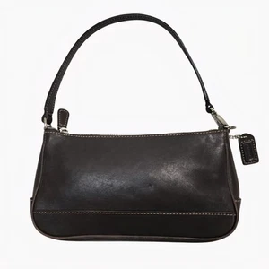 COACH #7785 Vintage Mahogany Leather Demi Hampton Wristlet Small Shoulder Bag  - Picture 1 of 13