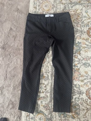 Pantalón de lunares recortado al tobillo Pixie azul marino antiguo talla 4 Foto 1 de 4