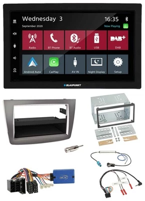 Blaupunkt 2DIN Lenkrad USB Bluetooth DAB Autoradio für Alfa Romeo Mito 13-18 955 - Bild 1 von 4