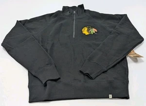 Herren Chicago Blackhawks Quarter Zip Pullover Langarm '47 Marke Gr. M - Bild 1 von 7