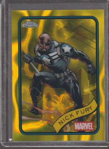 Nick Fury 2025 Topps Chrome Yellow Lava Parallel - Picture 1 of 2