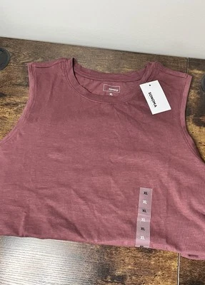 Camiseta sin mangas Sonoma Orgánica Muscular XL Granate 100 % Algodón Verano/Fitness para mujer Foto 1 de 4