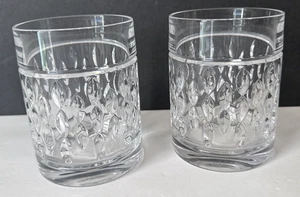 Paar 2 Ralph Lauren ASTON Double Old Fashioned Kristall Whisky Gläser - Bild 1 von 11