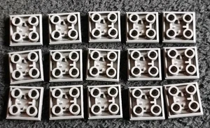 LEGO Dark Grey 2x2 Inverted Tiles 11203 Bundle Smooth x15 Pieces Flat Floor Lot - Picture 1 of 4