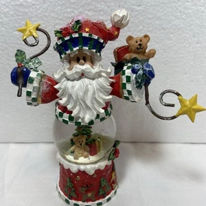 Globo de nieve de Papá Noel vintage hecho para grandes almacenes AMES - Imagen 1 de 17