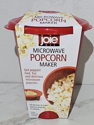 Joie Microondas Palomitas Popper Maker Nuevo Rojo ENVÍO RÁPIDO  Foto 1 de 4