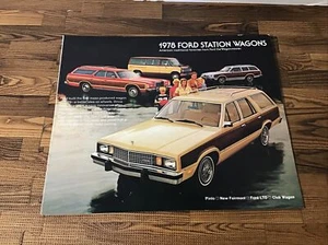 Ford Station Wagon 1978 16 páginas folleto de ventas de autos catálogo - Pinto LTD Fairmont - Imagen 1 de 5