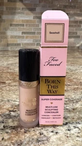 TOO FACED BORN THIS WAY SUPER COVERAGE MULTI-USE SCULPTING CONCEALER SEASHELL - Picture 1 of 1