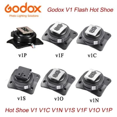 Godox Speedlite Flash V1C V1N V1S V1F V1O V1P Hot Shoe Mount Foot Repair Parts - Image 1 of 4