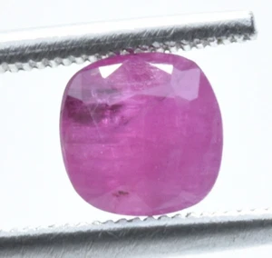 1 Carat Beautiful Natural Faceted RUBY GEMSTONE from Afghanistan - Picture 1 of 5
