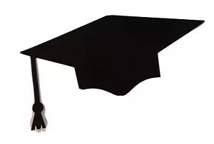 Grad Cap Confetti • Pick Your Color - Picture 1 of 3
