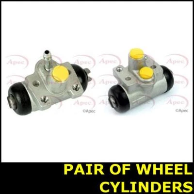 Pair Wheel Brake Cylinder Rear Left Right FOR SUZUKI JIMNY 1.3 98->ON Apec - Image 1 of 4