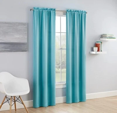 Cortinas para sala modernas de 2 Panel 40in x 84 in Foto 1 de 4