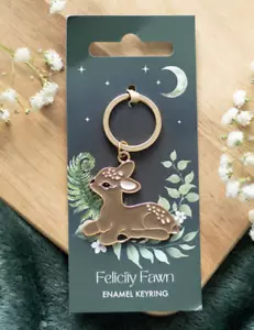 Felicity Fawn Keyring - Brand New - Picture 1 of 2