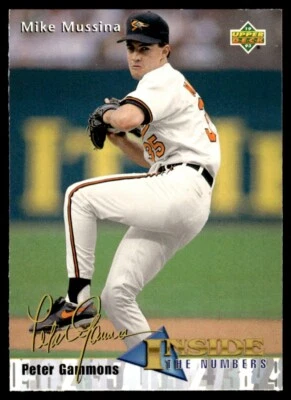 1993 Upper Deck Inside The Numbers #463 Mike Mussina Baltimore Orioles - Image 1 of 2