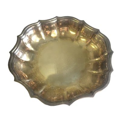 Plato Nut & Candy Chippendale International Silver Co. 5 1/2" plateado 6395 Foto 1 de 4