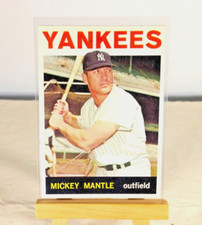 MICKEY MANTLE 1964 TOPPS #50 *MINT* SHARP VINTAGE CARD! NEW YORK YANKEES