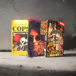 VHS Lot- Cops, Stern, Extreme Fighting Explicit  - Picture 1 of 4