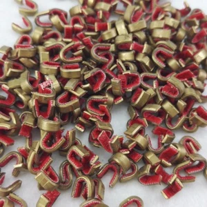 50pcs Archery String Nocking Points Brass Buckle Clips Nock Bow String Protector - Picture 1 of 8