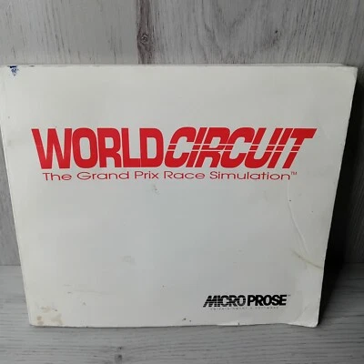 WORLD CIRCUIT GRAND PRIX RACE GAME MANUAL COMMODORE AMIGA - RARE 1991 GAMING - Image 1 of 4
