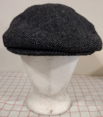 Gorra plana Epoch Country Gentleman Newsboy Cabbie marrón talla grande lana Foto 1 de 4